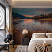 3D Hotel Inn Motel Hostel Resort Manor Landscape Wall Mural Wallpaper 0