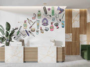 3D Salon Shop Beauty Salon Manicure Set Manicure Tools Wall Mural Wallpaper 36