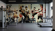3D Gym Fitness Boxing Wall Mural Wallpaper 4
