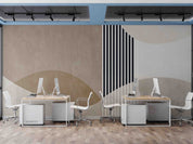 3D Office Business Commerce Geometric Lines Wall Mural Wallpaper 20