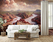 3D Fantasy Scene Magic Portal Dusk Fog Rainforest Wall Mural Wallpaper GD 3088- Jess Art Decoration