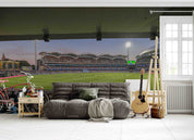 3D Architecture Stadium Auditorium Contest Lamplight Wall Mural Wallpaper YXL 453