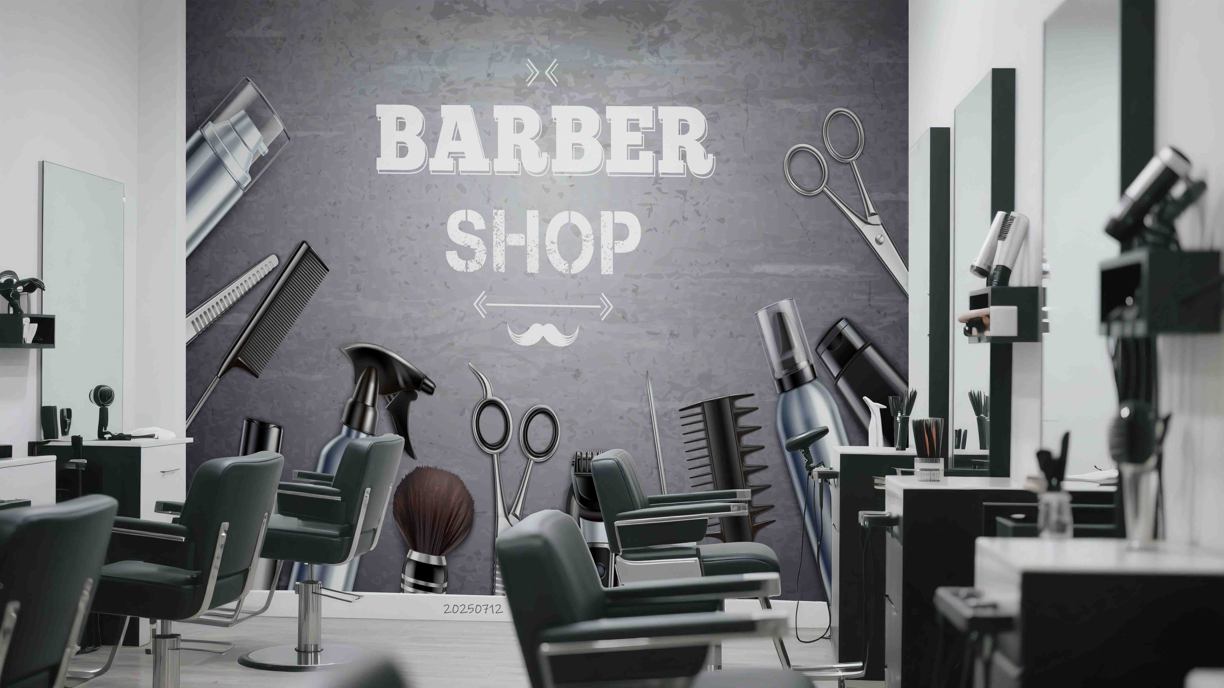 3D Salon Shop Beauty Salon Barber Shop Wall Mural Wallpaper 64