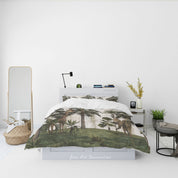 3D Forest Tree Grassland Elephant Quilt Cover Set Bedding Set Duvet Cover Pillowcase 690