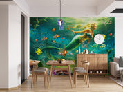 3D Beautiful Mermaid Underwater World Wall Mural Wallpaper GD 3650- Jess Art Decoration