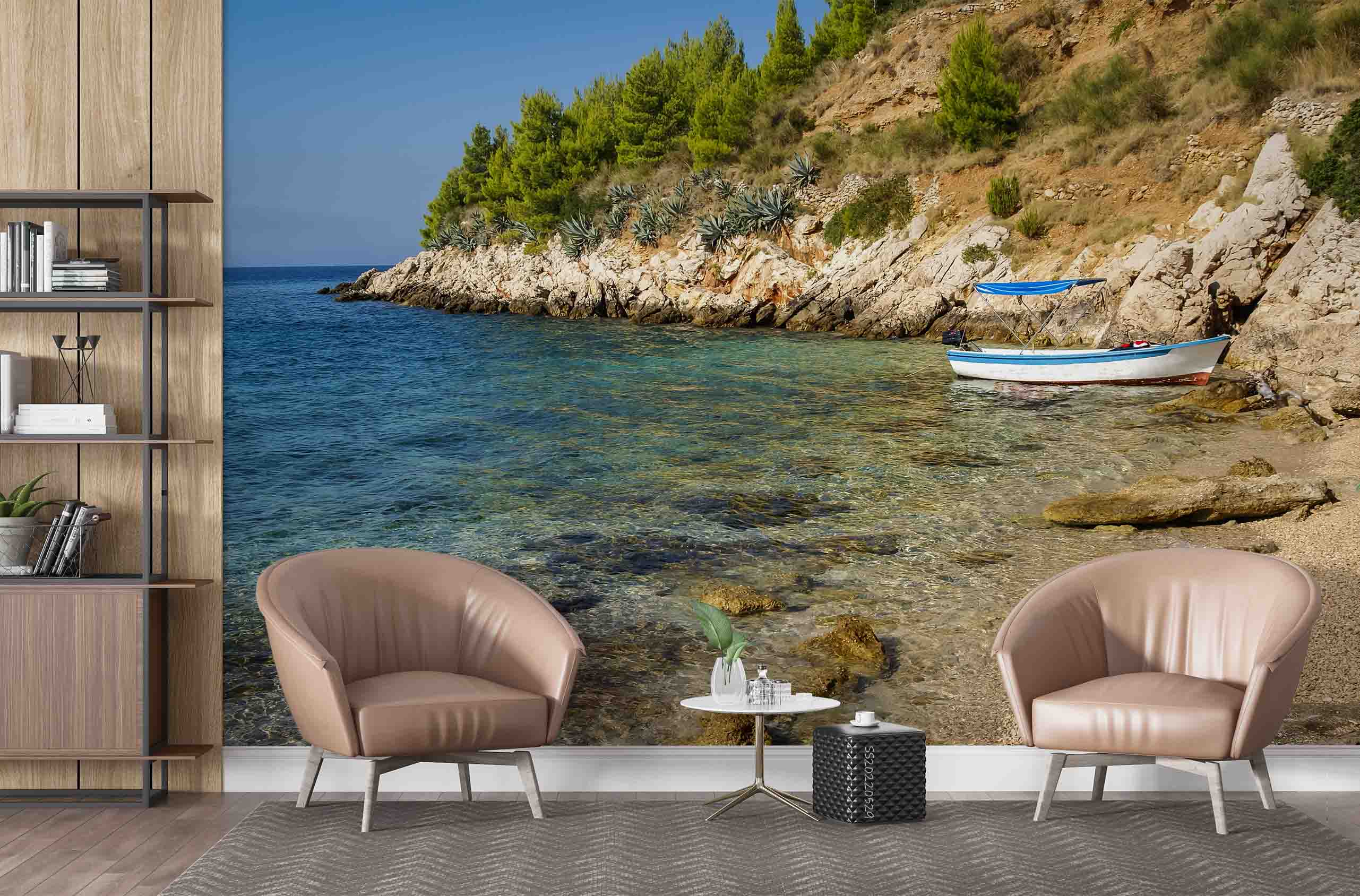 3D Bol, Brac Seascape Croatia Wall Mural Wallpaper GD 4298- Jess Art Decoration