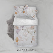 3D World Map Hydrogen Balloon Aircraft Quilt Cover Set Bedding Set Duvet Cover Pillowcase 626