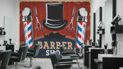 3D Barber Shop Hair Salon Haircut Specialist Wall Mural Wallpaper 13