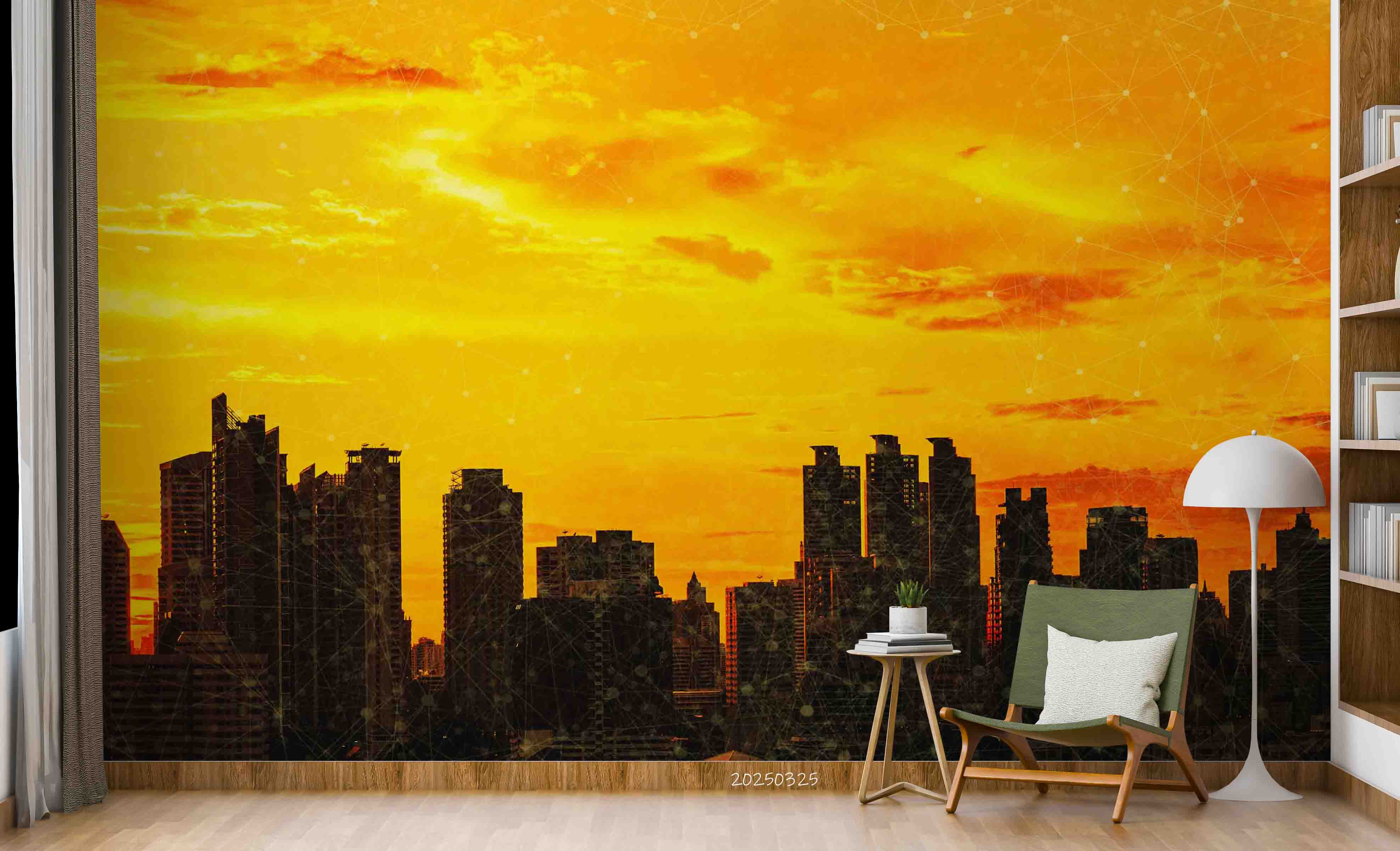3D Thai Bangkok City Landscape Wallpaper Wall Mural Wall Decor Wall Art Wall Sticker Remoable Wallpaper