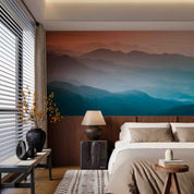 3D Hotel Inn Motel Hostel Resort Manor Scenery Mountains Wall Mural Wallpaper 19