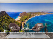 3D Blue Sea Mountain Coast Scenery Wall Mural Wallpaper GD 5623- Jess Art Decoration