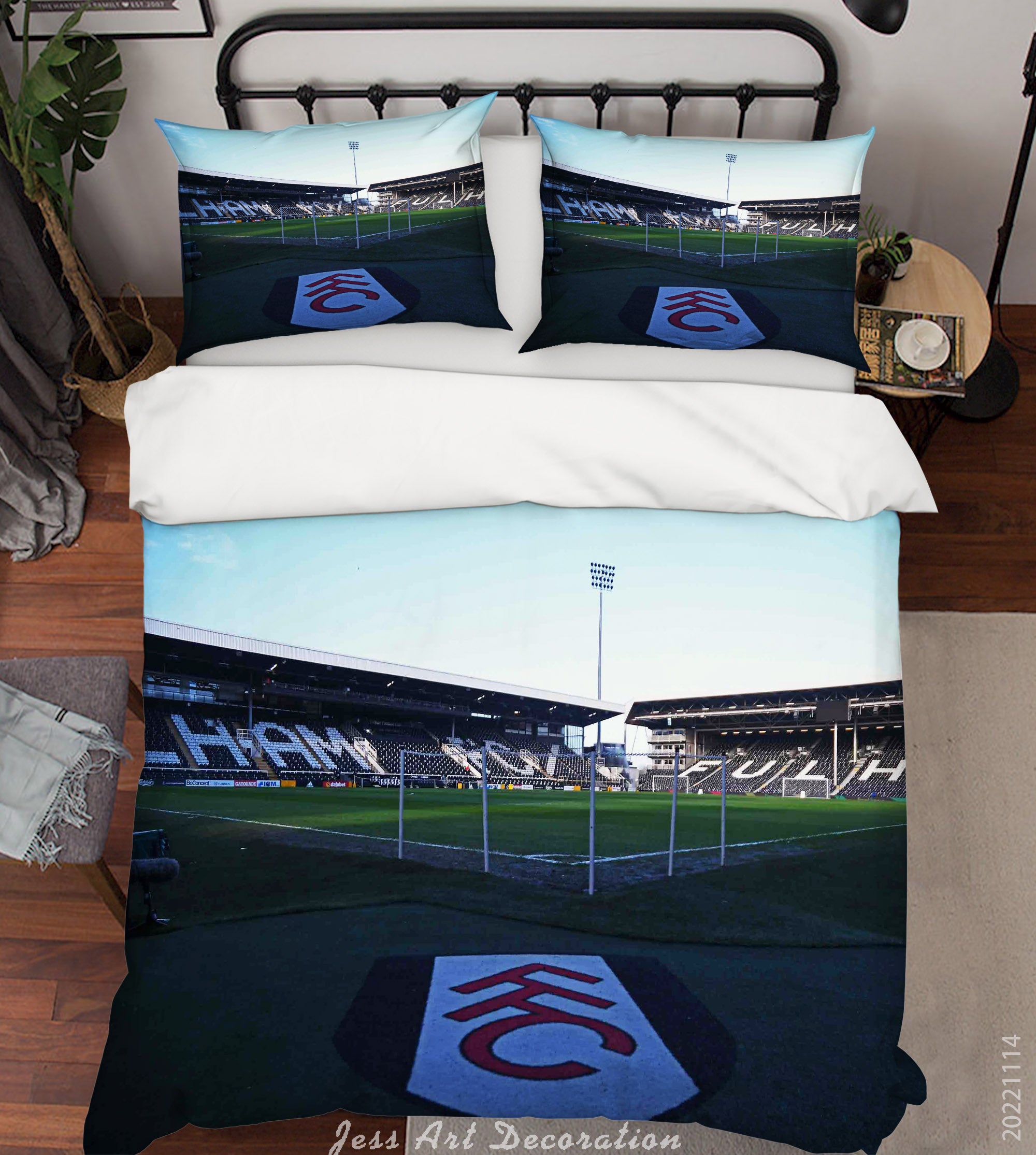 3D Everton Football Club Sky Spectator Seats Quilt Cover Set Bedding Set Duvet Cover Pillowcase 901