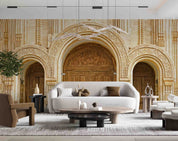 3D Orthodox Cathedral Holy Trinity Georgia Tbilisi Wall Mural Wallpaper GD 4361- Jess Art Decoration