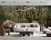 3D Exotic Ironwood Forest Stones Scenery Wall Mural Wallpaper GD 4290- Jess Art Decoration