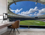 3D Architecture Stadium Sky Cloud Auditorium Wall Mural Wallpaper YXL 459