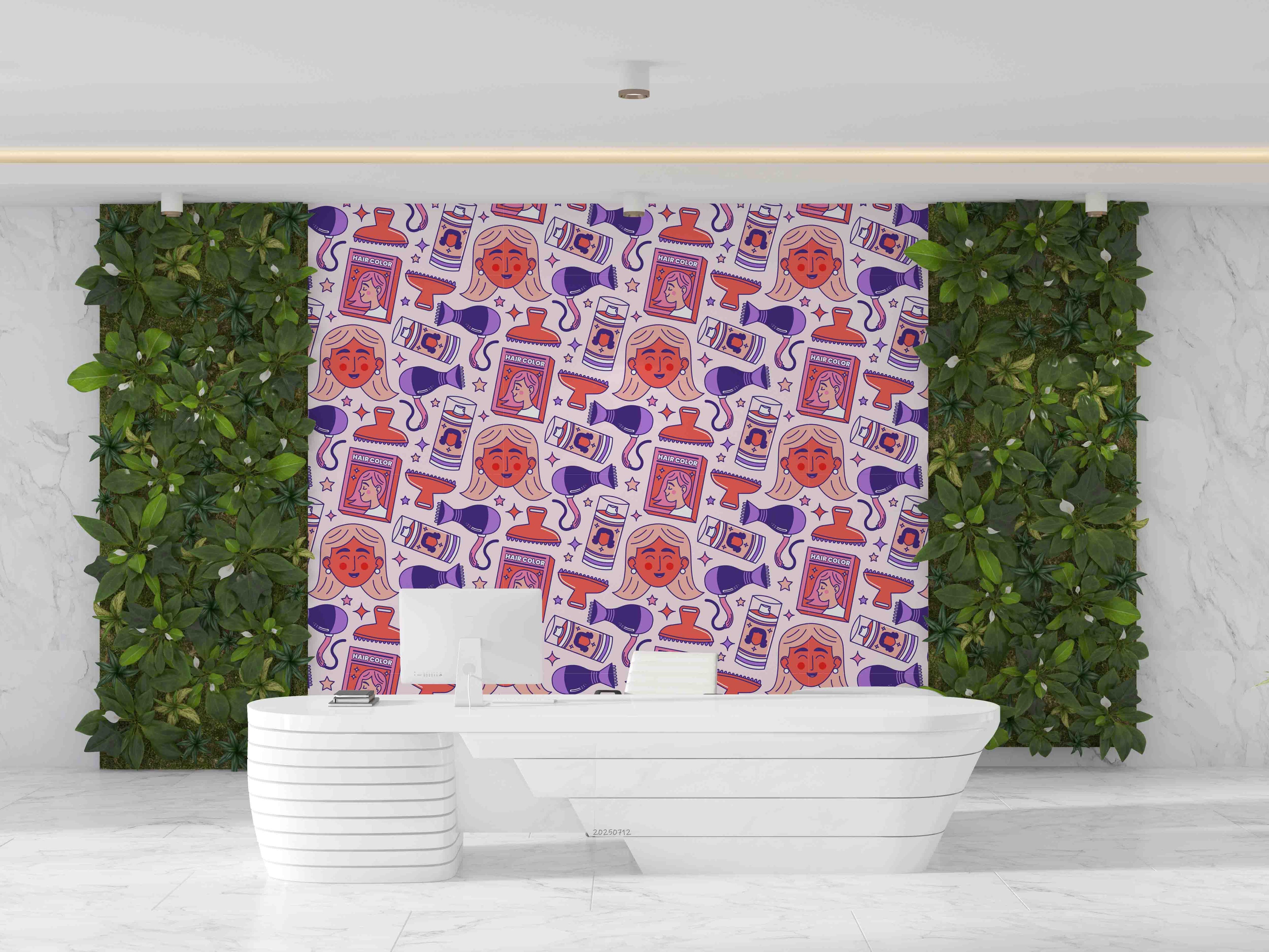 3D Salon Shop Beauty Salon Barber Shop Wall Mural Wallpaper 37