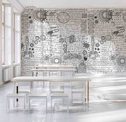 3D School STEM Science Lab Classroom Teaching Aid Biology Wall Mural Wallpaper 10