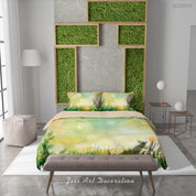 3D Floral Leaf Small Daisy Sunlight Quilt Cover Set Bedding Set Duvet Cover Pillowcase 319