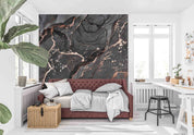 3D Aged Care Retirement Home Gerocomium Rest Home Marble Black Wall Mural Wallpaper 21