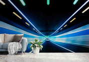 3D Traffic Tunnel Lighting Wall Mural Wallpaper GD 3123- Jess Art Decoration