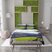 3D Football Club Barcelona Quilt Cover Set Bedding Set Duvet Cover Pillowcase 810