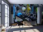 3D Storeroom Fitness Ball Ball Wall Mural Wallpaper YXL 2394