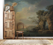 3D Oil Painting Mountain Sea Sailboat Scenery Wall Mural Wallpaper GD 2976- Jess Art Decoration
