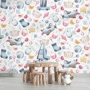 3D Cartoon Baby Products Pattern Wallpaper Wall Mural Wall Decor Wall Art Wall Sticker Remoable Wallpaper