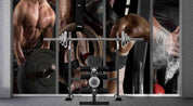 3D Fitness Weightlifting Arm Dumbbell Wall Mural Wallpaper YXL 125