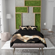 3D Graffiti Float Ripple Quilt Cover Set Bedding Set Duvet Cover Pillowcase 574