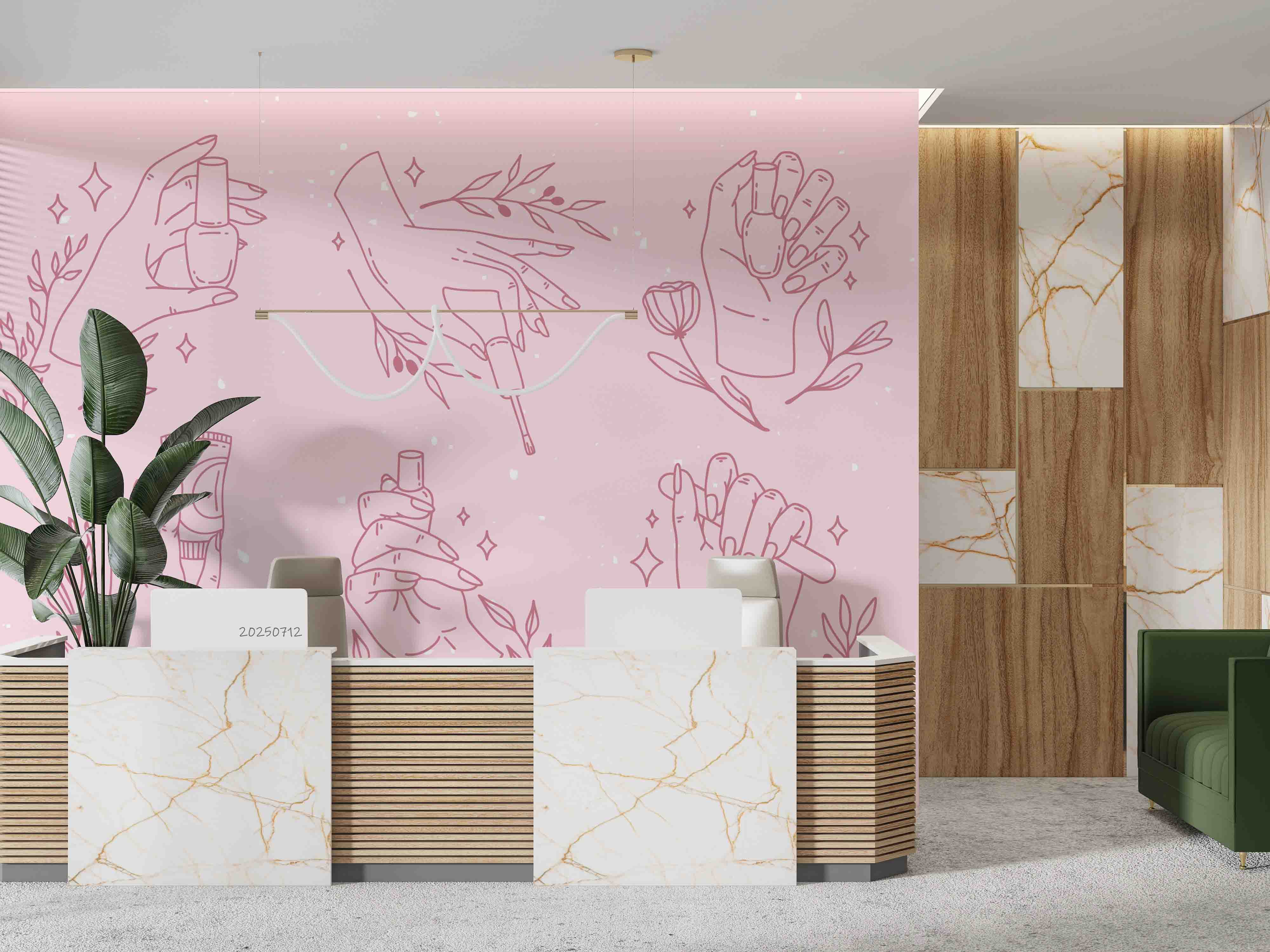 3D Salon Shop Beauty Salon Nail Salon Wall Mural Wallpaper 53