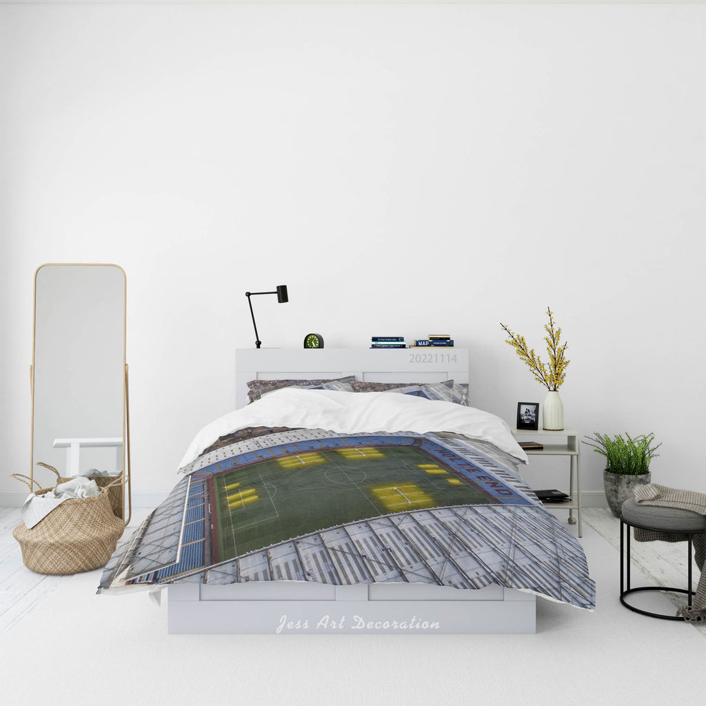 3D Aston Villa Football Field Quilt Cover Set Bedding Set Duvet Cover