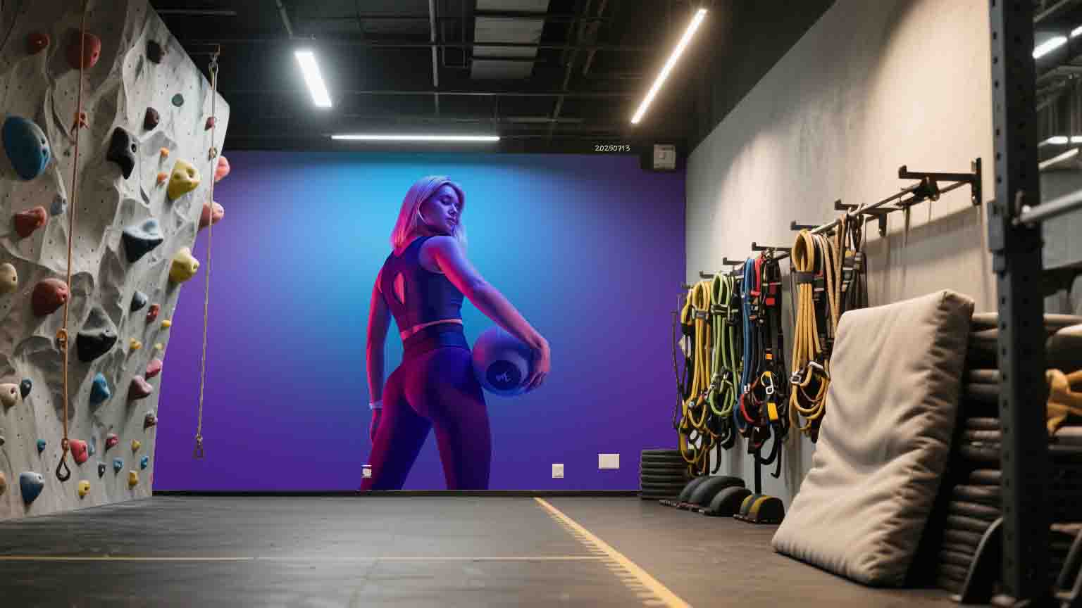 3D Gym Fitness Beauty Ball Wall Mural Wallpaper 14