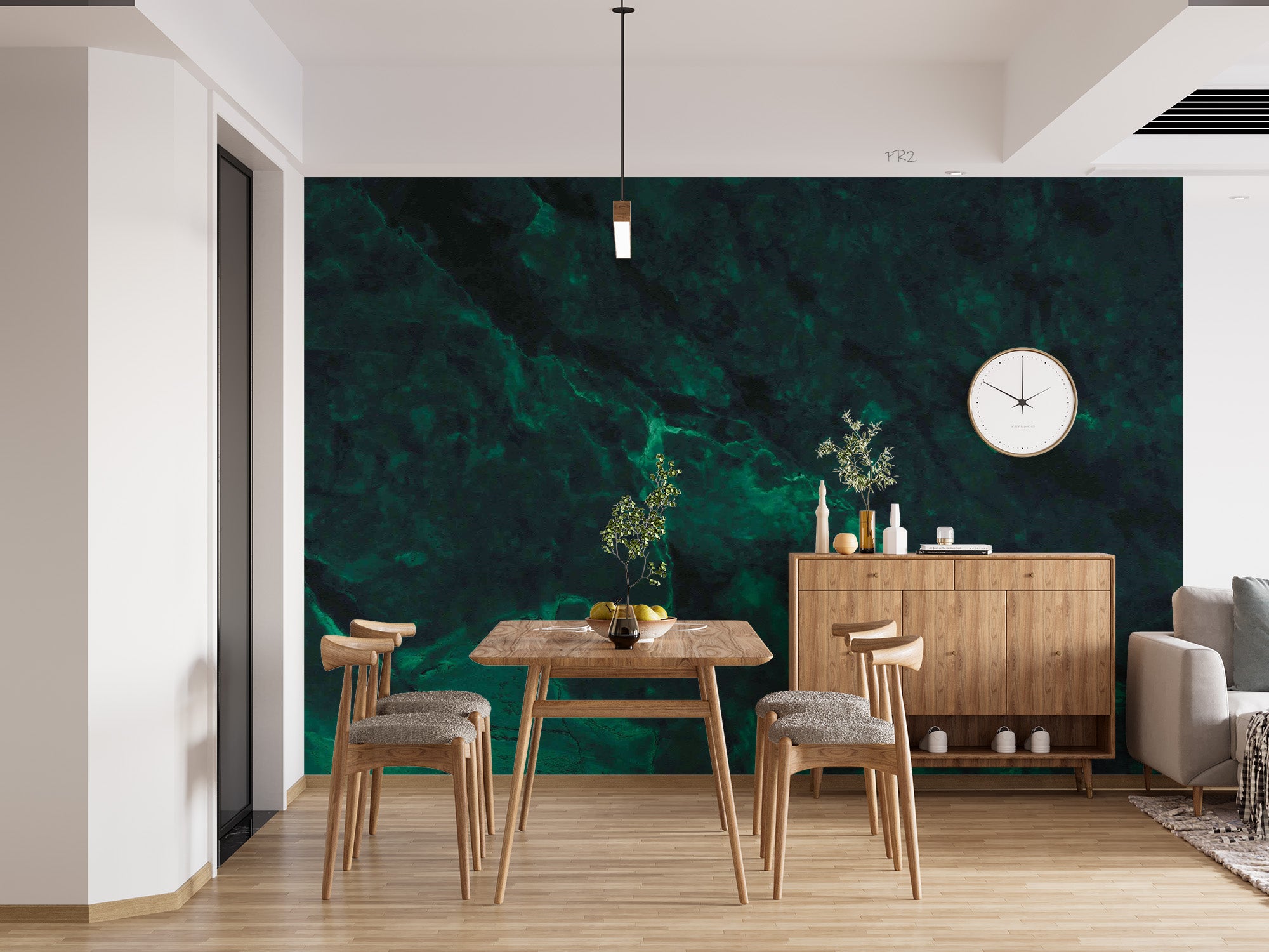 3D Abstract Green Marble Texture Wall Mural Wallpaper GD 3859- Jess Art Decoration