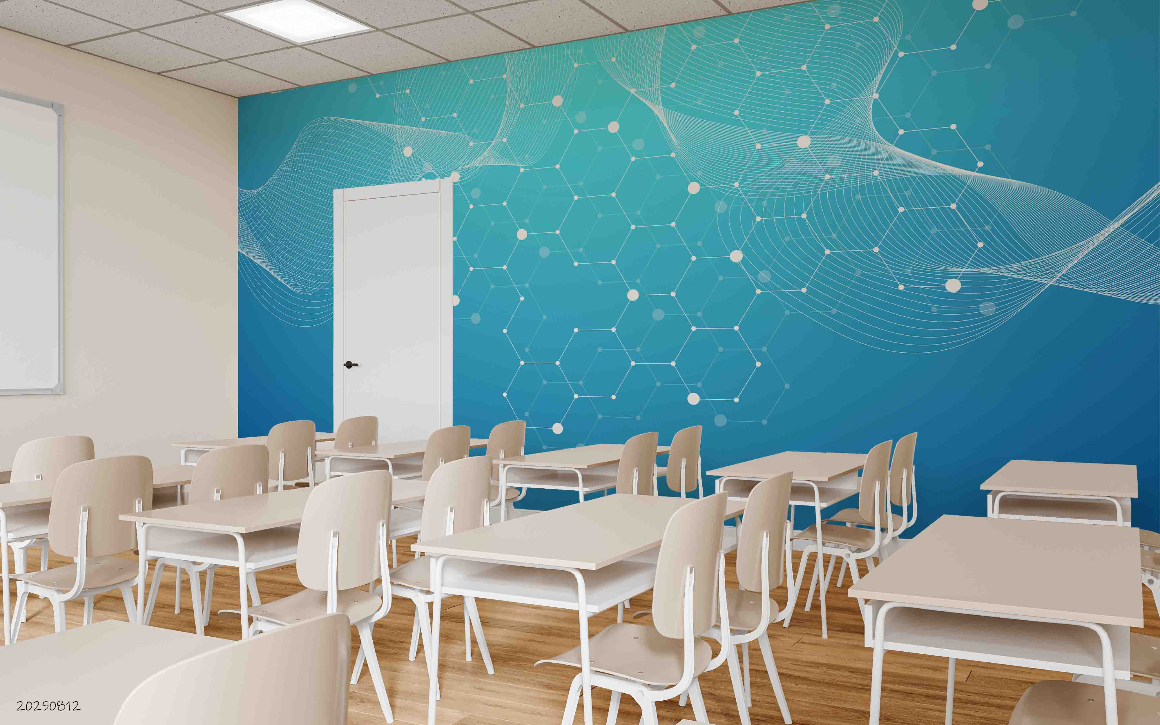 3D School STEM Science Lab Classroom Teaching Aid Technology Wall Mural Wallpaper 17