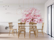 3D Tree Oriental Bird Stone Wall Mural Wallpaper YXL 2818