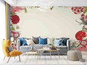 3D Vintage Floral Frame Wall Mural Wallpaper GD 3518- Jess Art Decoration