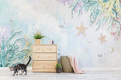 3D Fresh Starfish Coral Fish Wall Mural Wallpaper GD 3951- Jess Art Decoration