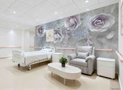3D Aged Care Retirement Home Gerocomium Rest Home Floral Wall Mural Wallpaper 23