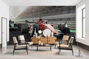 3D Red F1 Formula Racing Wallpaper Wall Mural Wall Decor Wall Art Wall Sticker Remoable Wallpaper