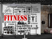 3D Gym Fitness Gymnasium Wall Mural Wallpaper 61