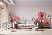 3D Watercolor Floral Spring Background Wall Mural Wallpaper GD 3511- Jess Art Decoration
