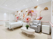 3D Aged Care Retirement Home Gerocomium Rest Home Lotus Floral Wall Mural Wallpaper 31