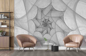 3D Abstract Fractal Background Gray Wall Mural Wallpaper GD 4236- Jess Art Decoration