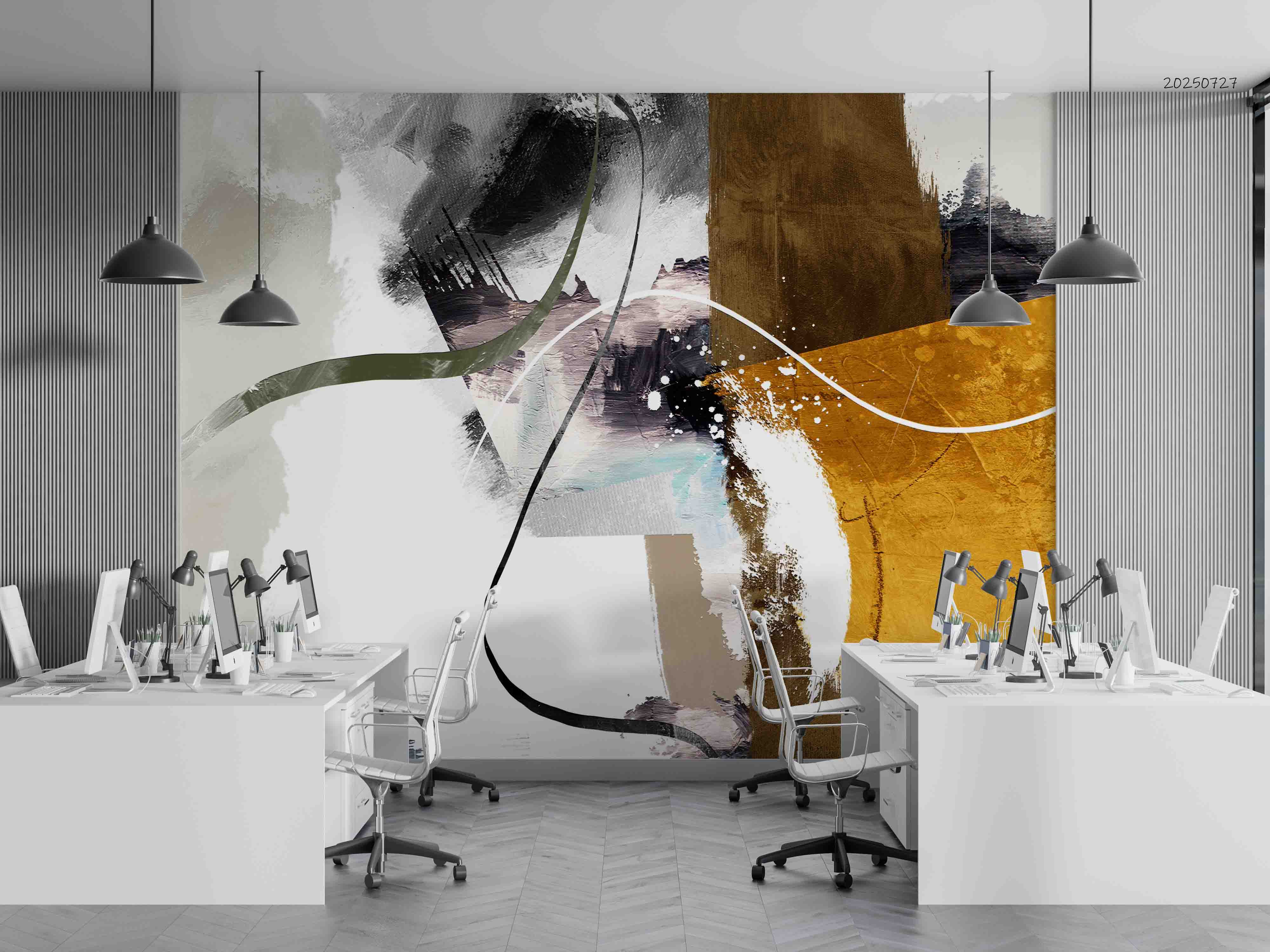 3D Office Business Commerce Marble Abstract Wall Mural Wallpaper 45