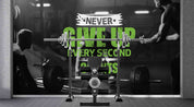 3D Fitness Person Weightlifting Wall Mural Wallpaper YXL 1730
