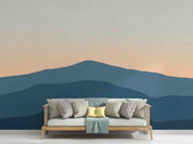 3D Sunset Sky Mountain Range Natural Scenery Wallpaper Wall Mural Wall Decor Wall Art Wall Sticker Remoable Wallpaper 24