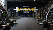 3D Gym Fitness Dumbbell Wall Mural Wallpaper 12