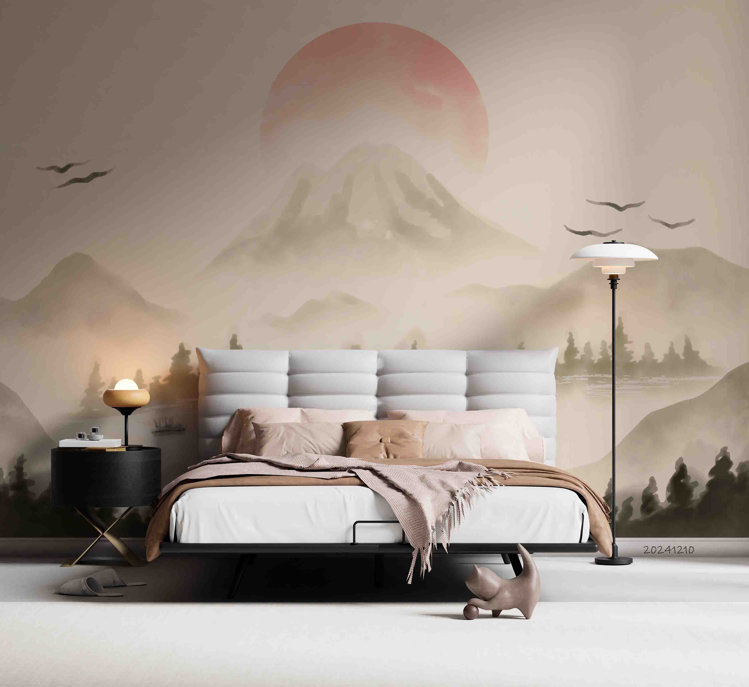 3D Chinese Landscape Oil Painting Wallpaper Wall Mural Wall Decor Wall Art Wall Sticker Remoable Wallpaper LQH