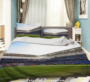 3D Real Madrid Spectator Seats Sunlight Quilt Cover Set Bedding Set Duvet Cover Pillowcase 833